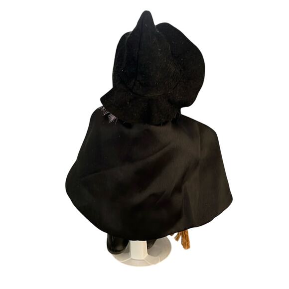 Vintage Witch 8” Porcelain Doll on Stand Halloween - Picture 2 of 3